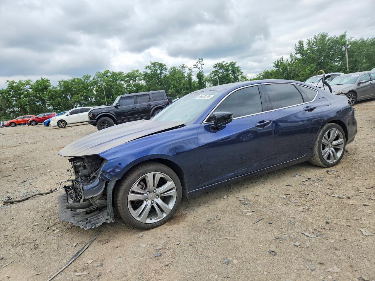 2021 Acura TLX Technology, VIN 19UUB5F48MA011932 — Stripped