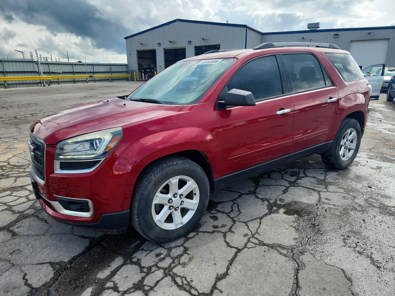 2014 GMC Acadia SLE, VIN 1GKKRPKD4EJ168639 — Hail