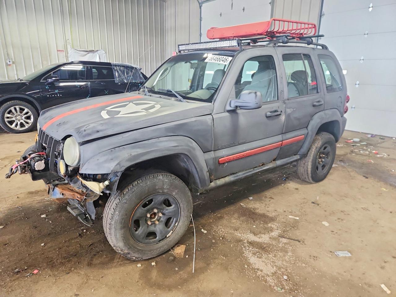 2006 Jeep Liberty Sport, VIN 1J4GL48K96W272971 — Front end