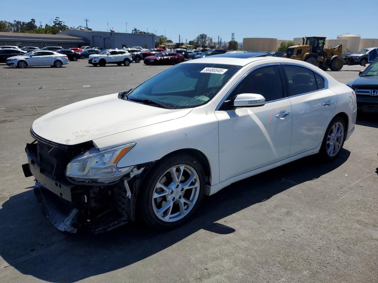 2012 Nissan Maxima SV, VIN 1N4AA5AP9CC861535 — Перед