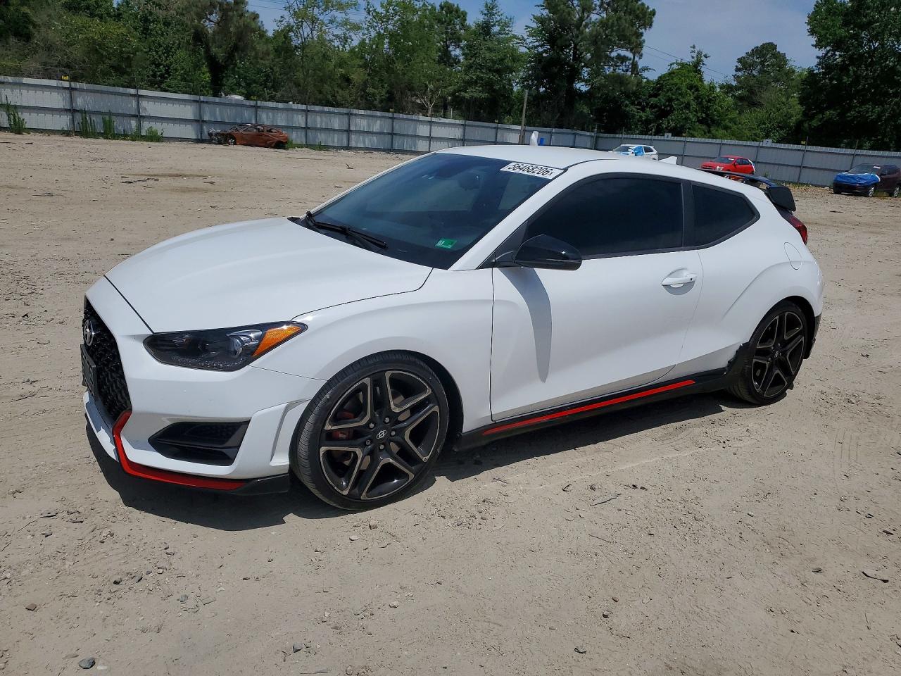 2022 Hyundai Veloster, VIN KMHT36AH8NU013750 — Minor dents and scratches