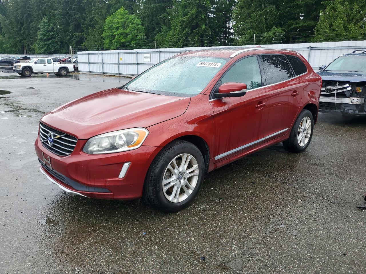 2015 Volvo XC60 T5, VIN YV4612RK5F2642280 — Rear end