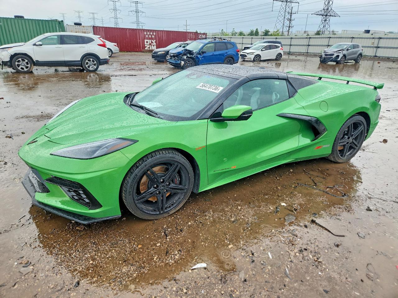 2026 Chevrolet Corvette 2LT, VIN 1G1YB3D46T5100664 — Rear end