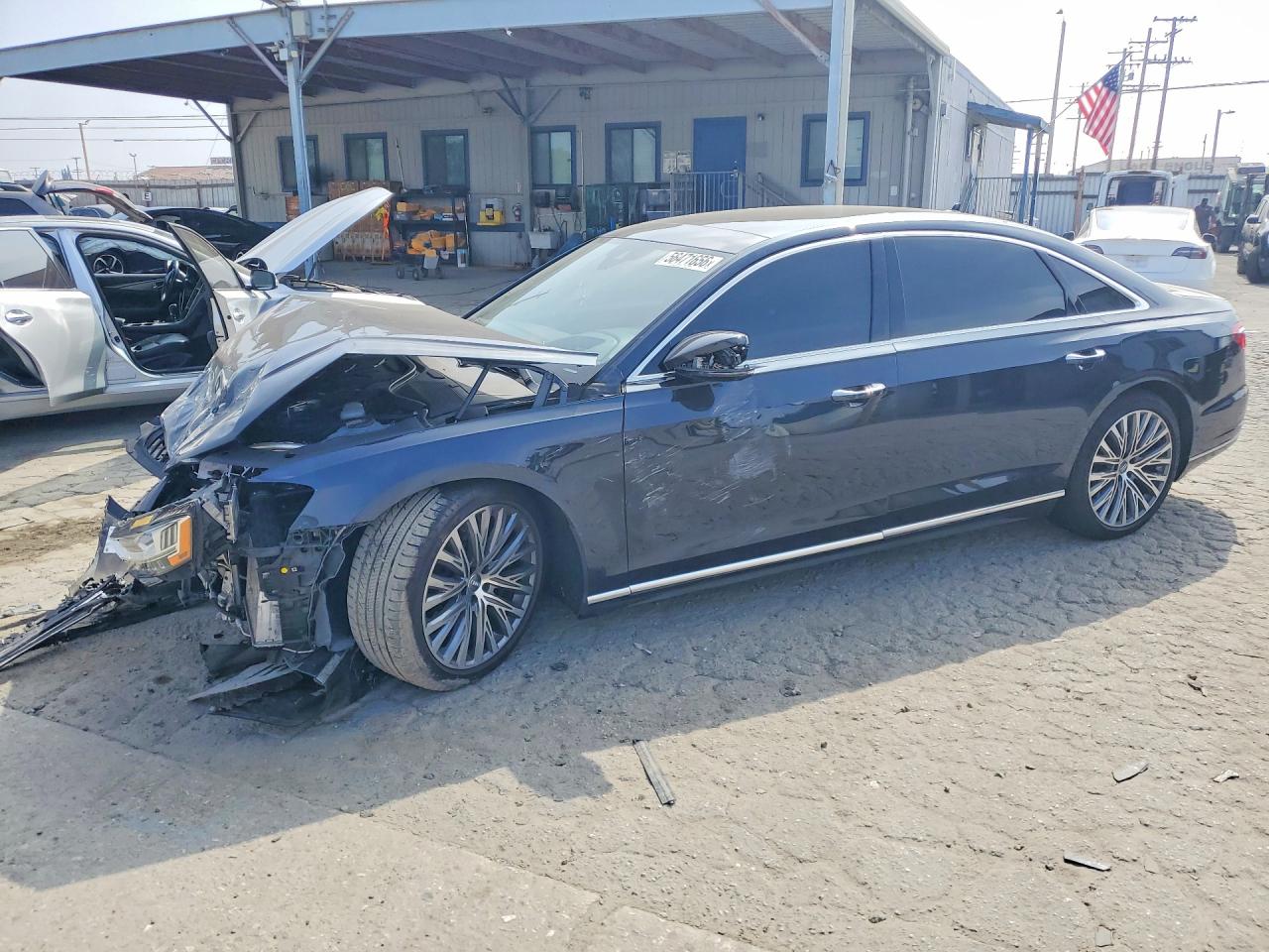 2020 Audi A8, VIN WAU8EAF88LN014580 — Front end