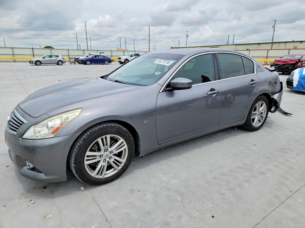 2015 Infiniti Q40, VIN JN1CV6AP9FM500143 — Rear end