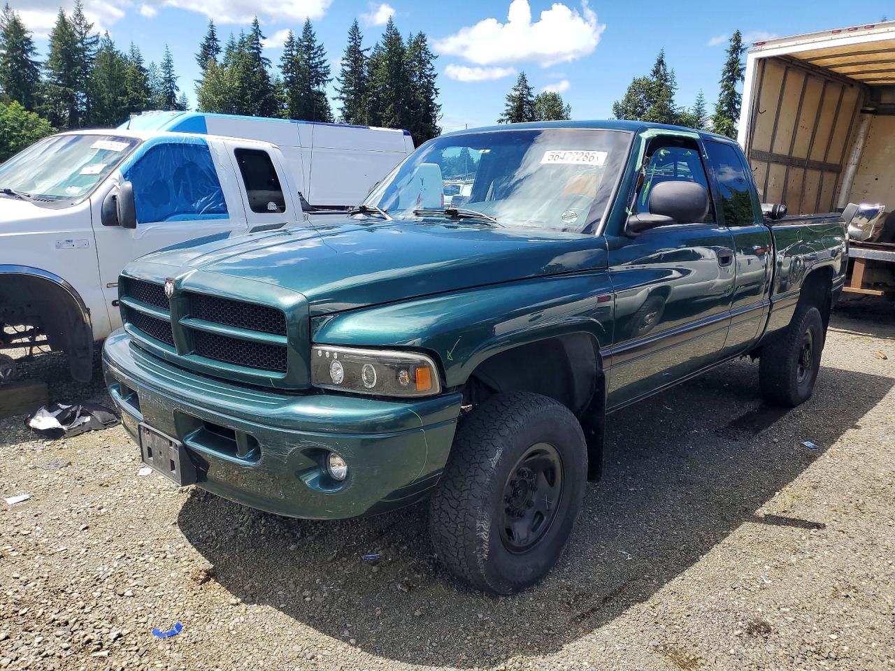 1999 Dodge 2500, VIN 1B7KF23W2XJ619982 — Vandalism