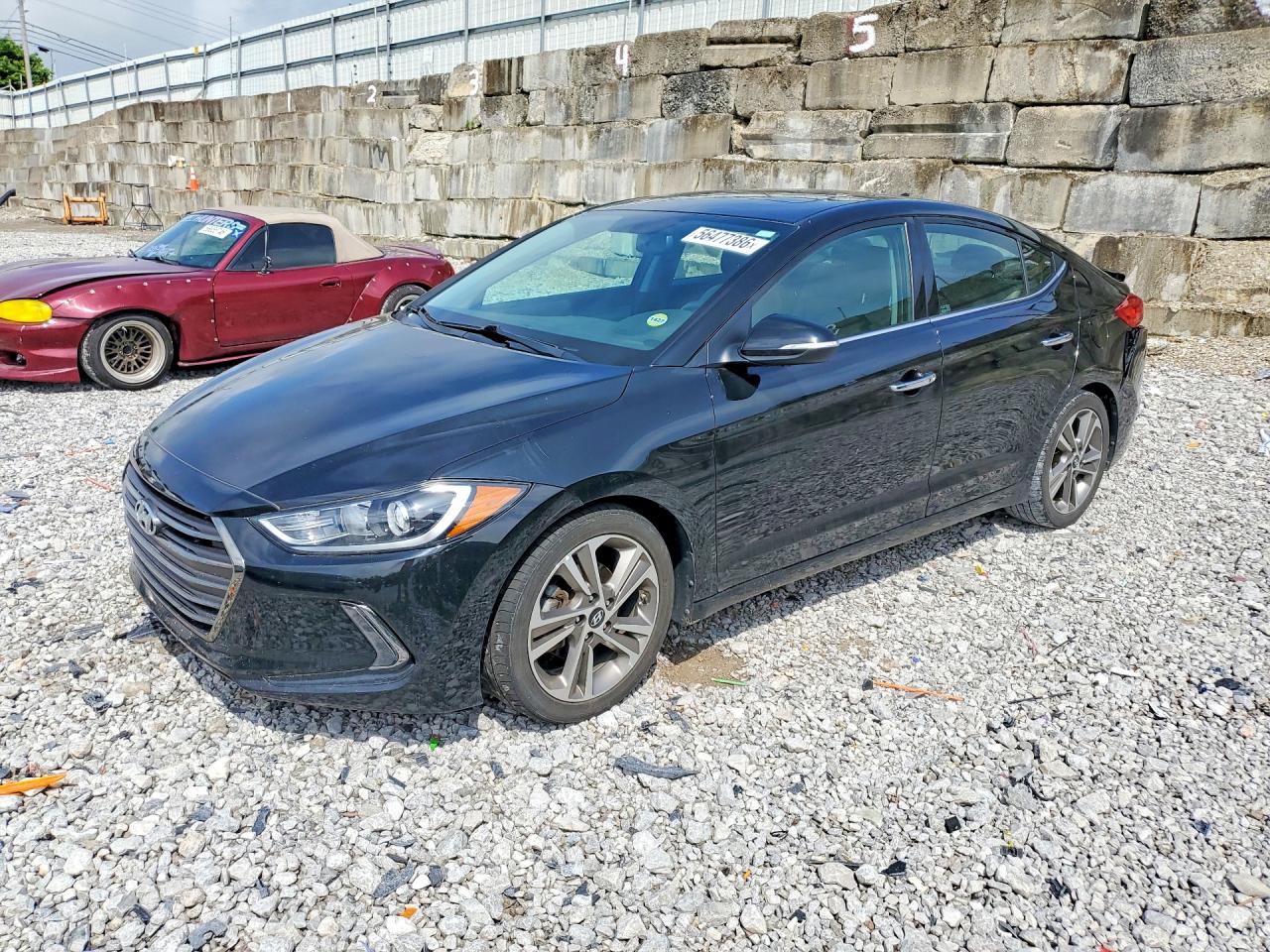 2017 Hyundai Elantra SE, VIN 5NPD84LFXHH070640 — Rear end