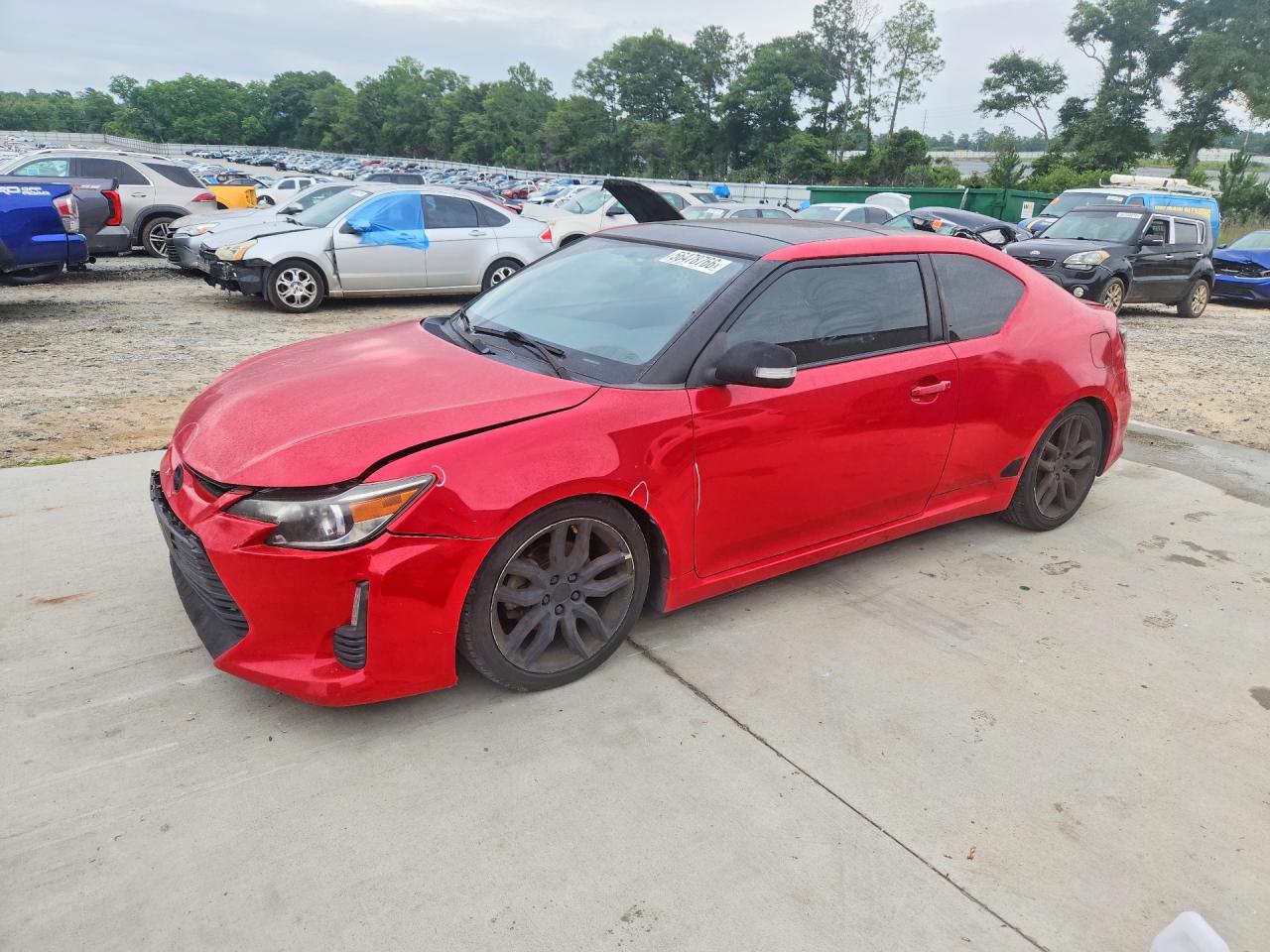 2015 Scion tC, VIN JTKJF5C72FJ012820 — Rear end