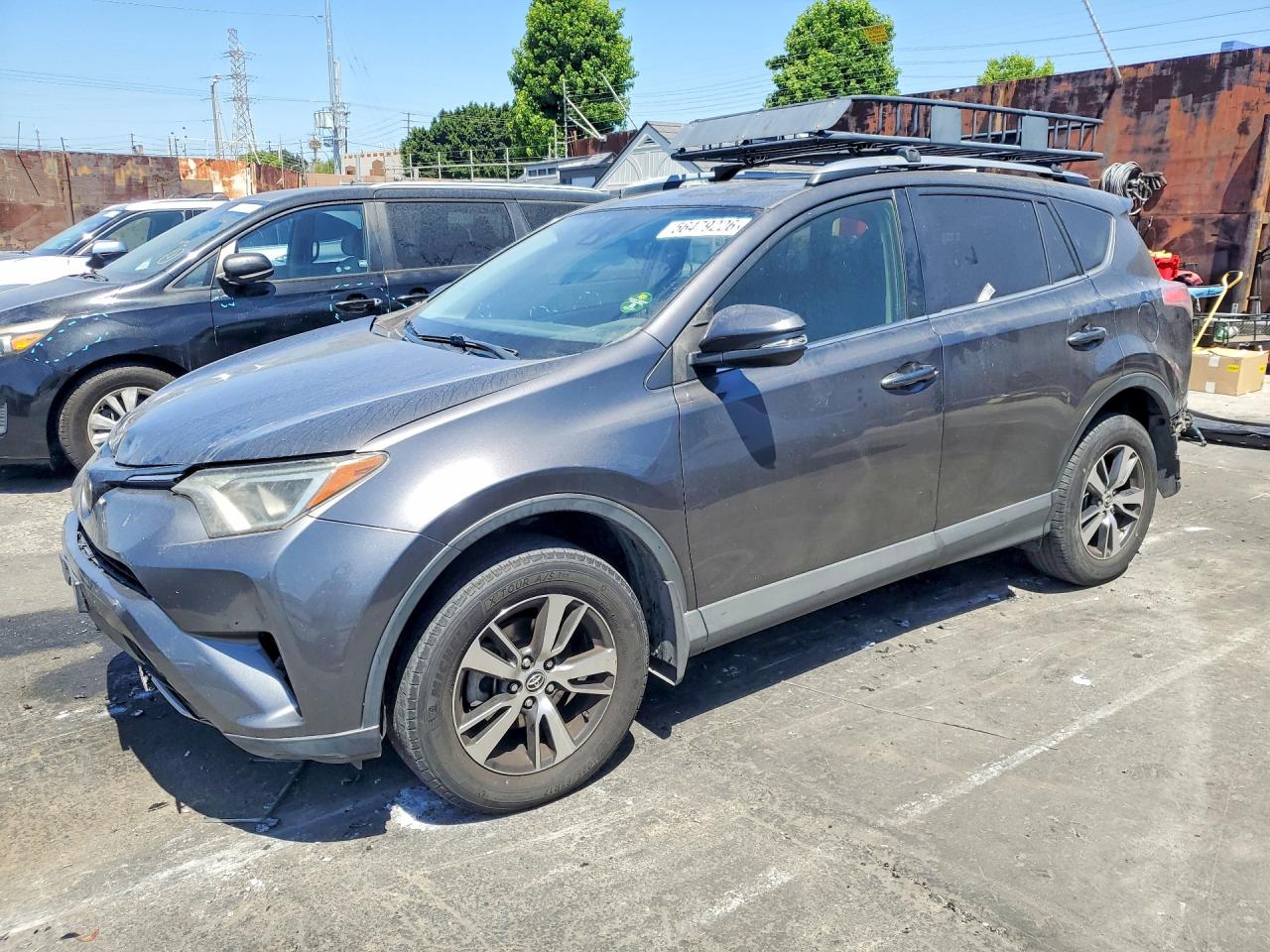 2018 Toyota RAV4 XLE, VIN JTMWFREV5JJ728359 — Rear end