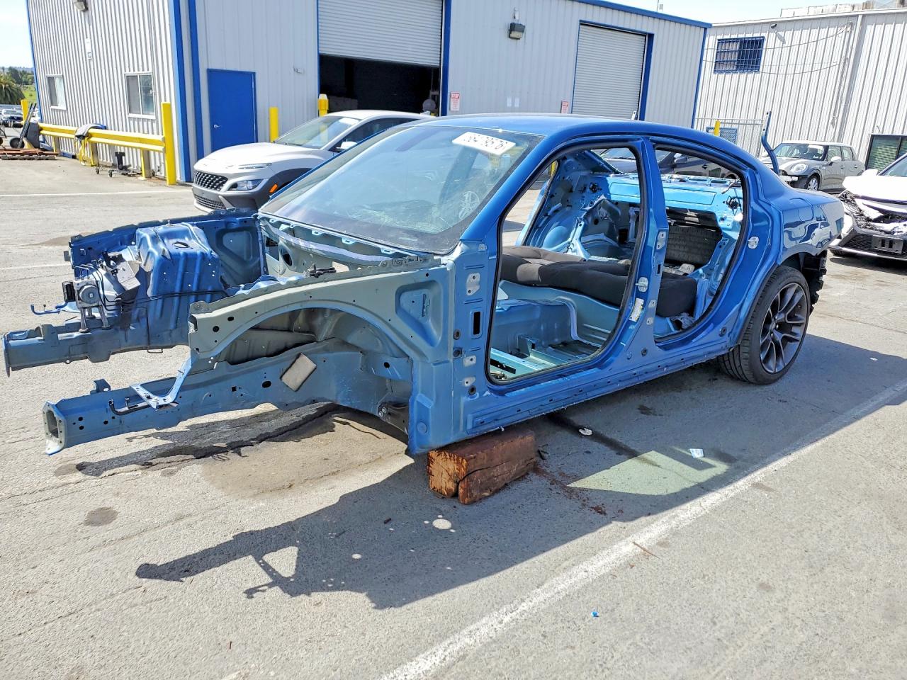 2021 Dodge Charger Scat Pack, VIN 2C3CDXGJ2MH635123 — Stripped