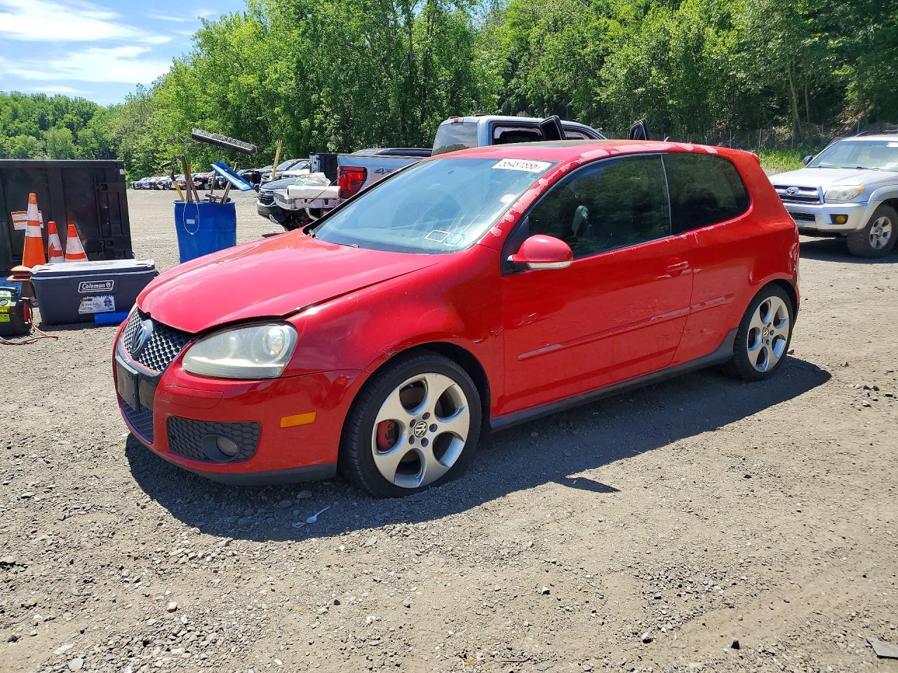 2008 Volkswagen Golf GTI, VIN WVWFV71K98W099348 — Перед