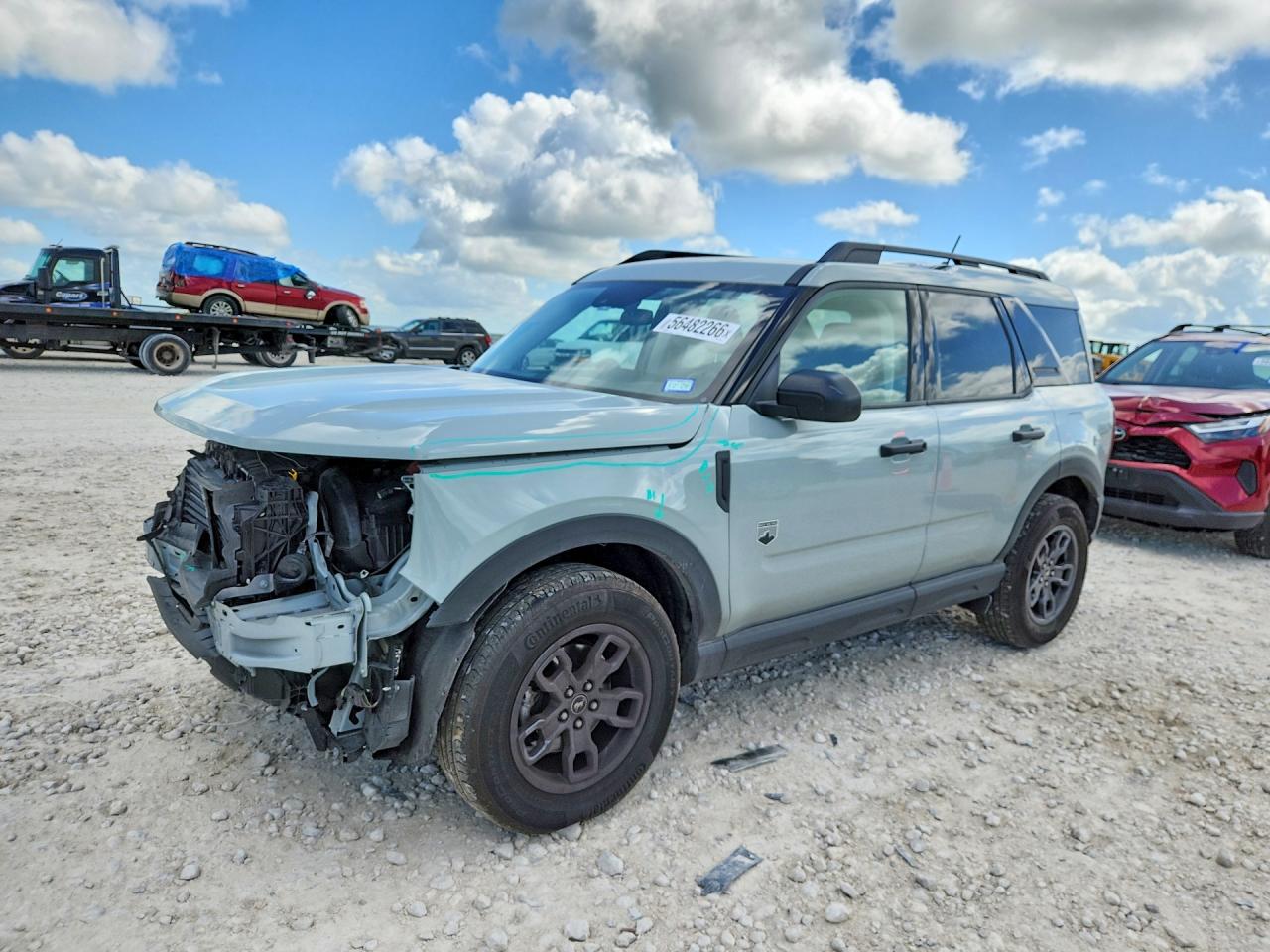 2022 Ford Bronco Sport Big Bend, VIN 3FMCR9B60NRE31403 — Front end