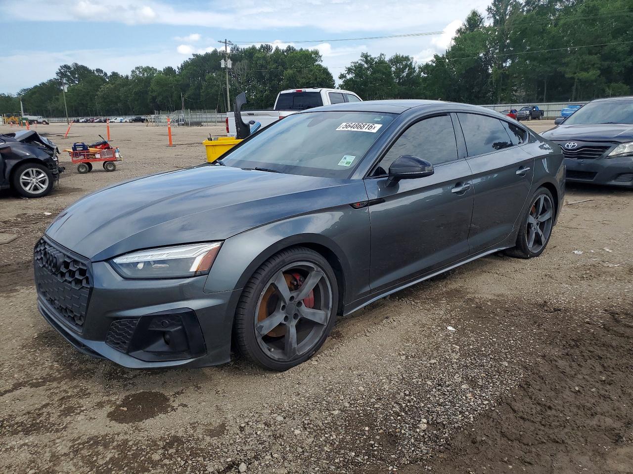 2022 Audi A5 Sportback S line Premium Plus, VIN WAUFACF5XNA018676 — Stripped