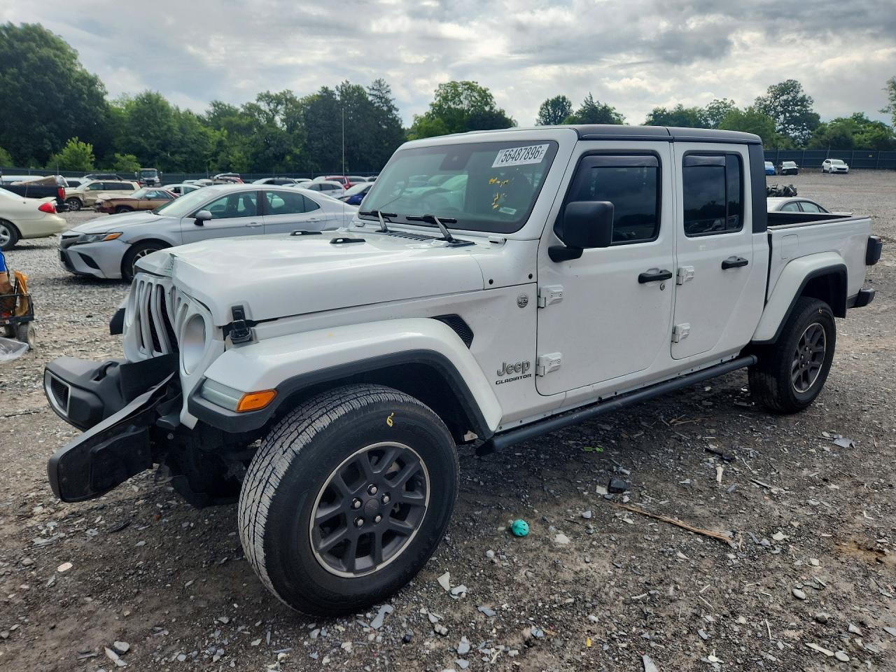 2020 Jeep Gladiator Overland, VIN 1C6HJTFG5LL139265 — Front end