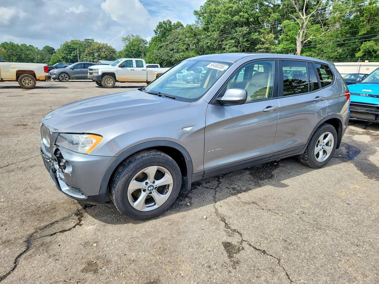 2012 BMW X3 28i, VIN 5UXWX5C56CL720169 — Перед