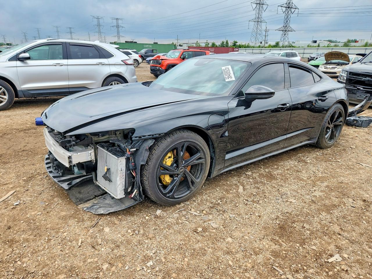 2022 Audi e-tron GT Prestige, VIN WAUEJBFW2N7011040 — Front end