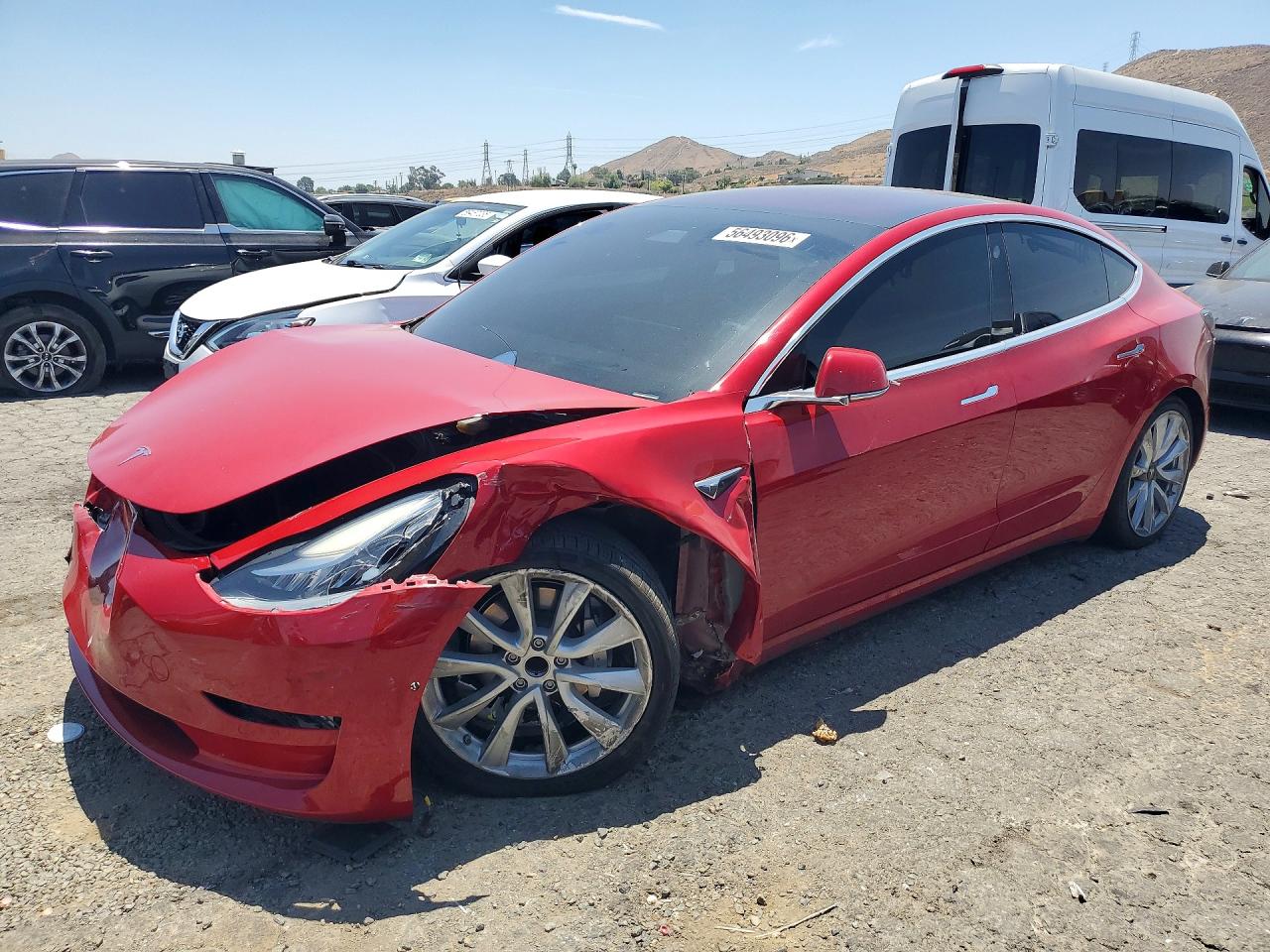 2017 Tesla Model 3 Standard, VIN 5YJ3E1EA3HF000478 — Front end