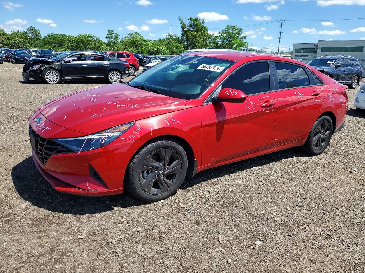 2022 Hyundai Elantra SEL, VIN 5NPLM4AG7NH079228 — Side