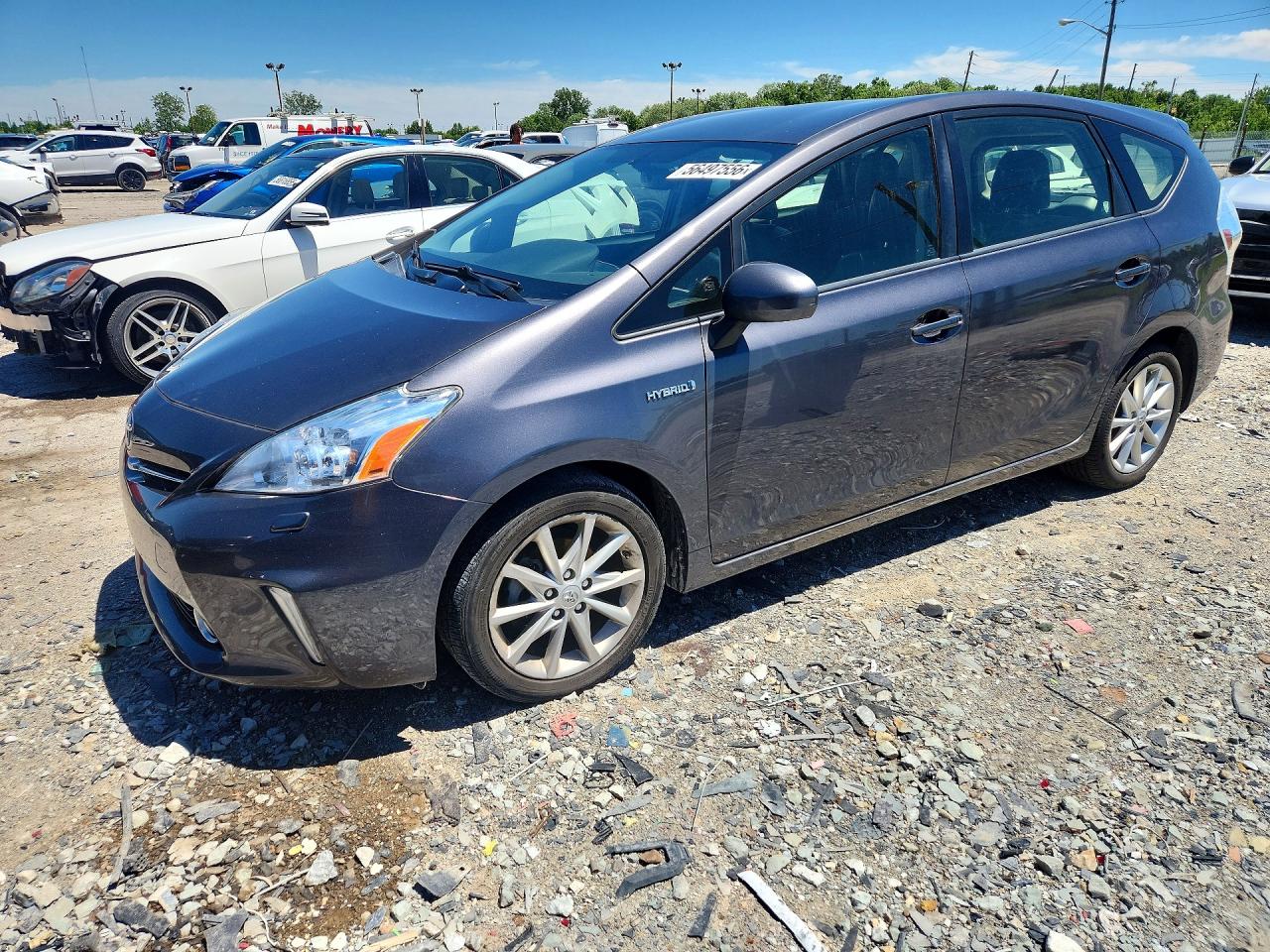 2014 Toyota Prius Two, VIN JTDZN3EU2EJ010195 — Rear end