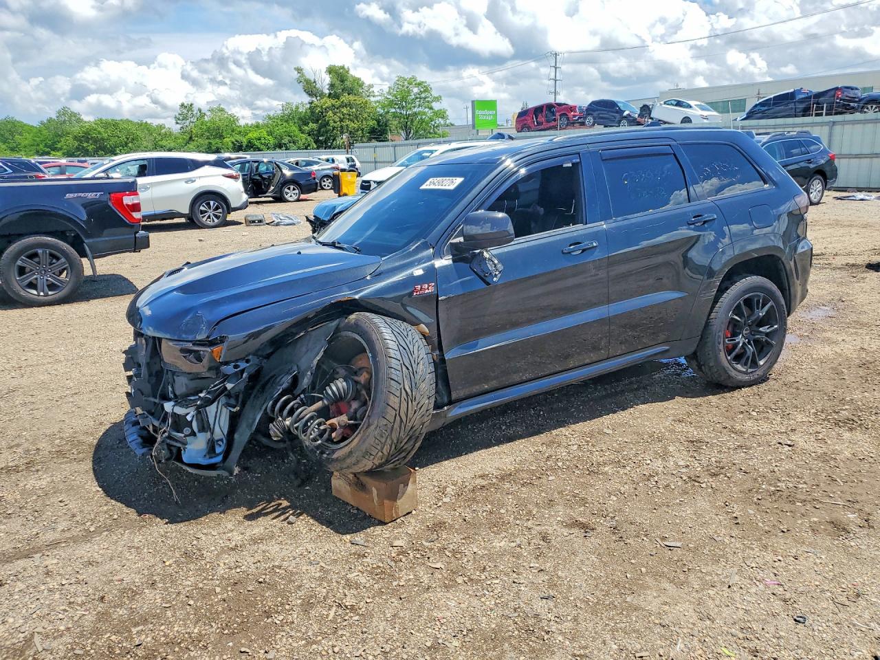 2015 Jeep Grand Cherokee SRT, VIN 1C4RJFDJ4FC674492 — Vandalism