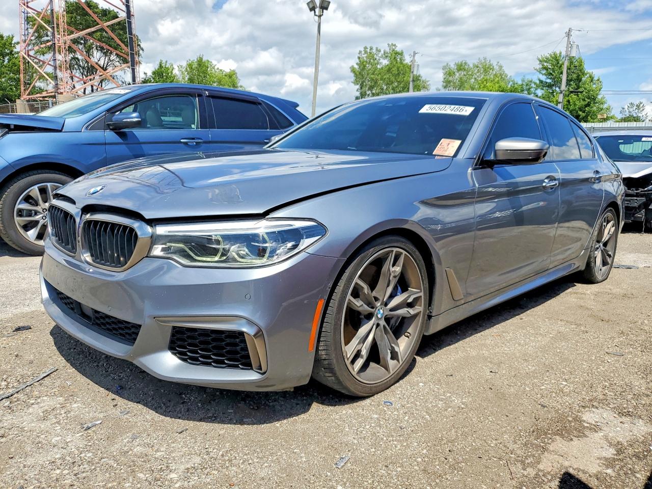 2018 BMW 5 Series M550i xDrive, VIN WBAJB9C5XJB035853 — Rear end