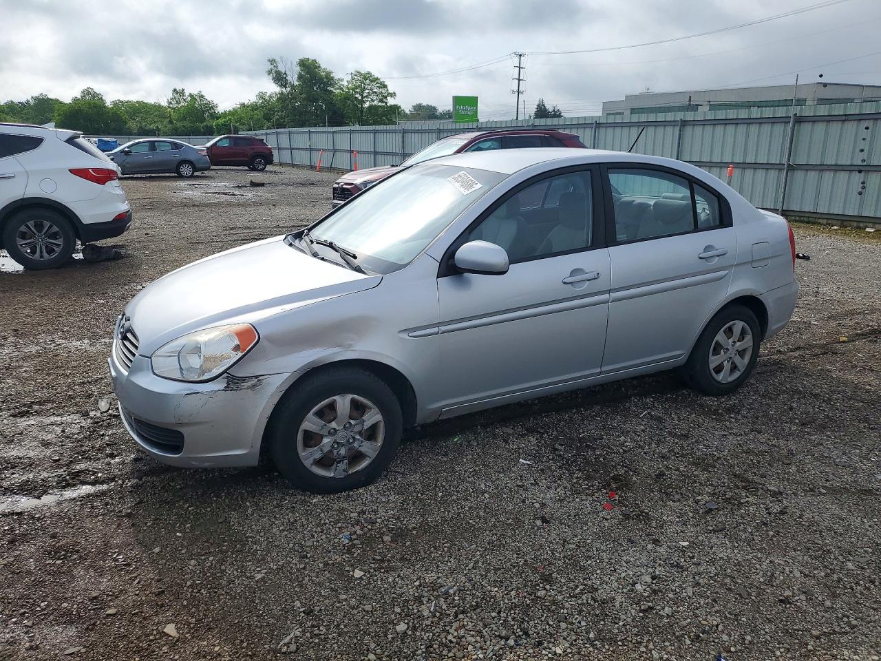 2010 Hyundai Accent GLS, VIN KMHCN4AC7AU465086 — Front end