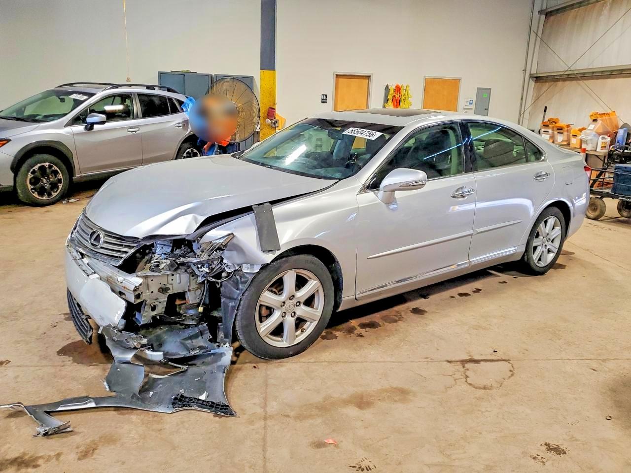 2012 Lexus ES 330, VIN JTHBK1EG2C2505009 — Front end