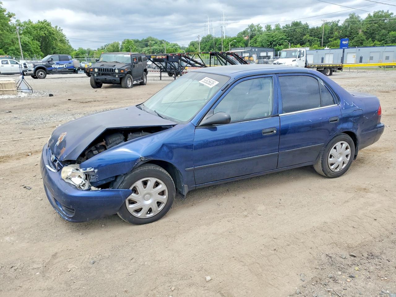 2001 Toyota Corolla CE, VIN 1NXBR12E71Z473932 — Front end