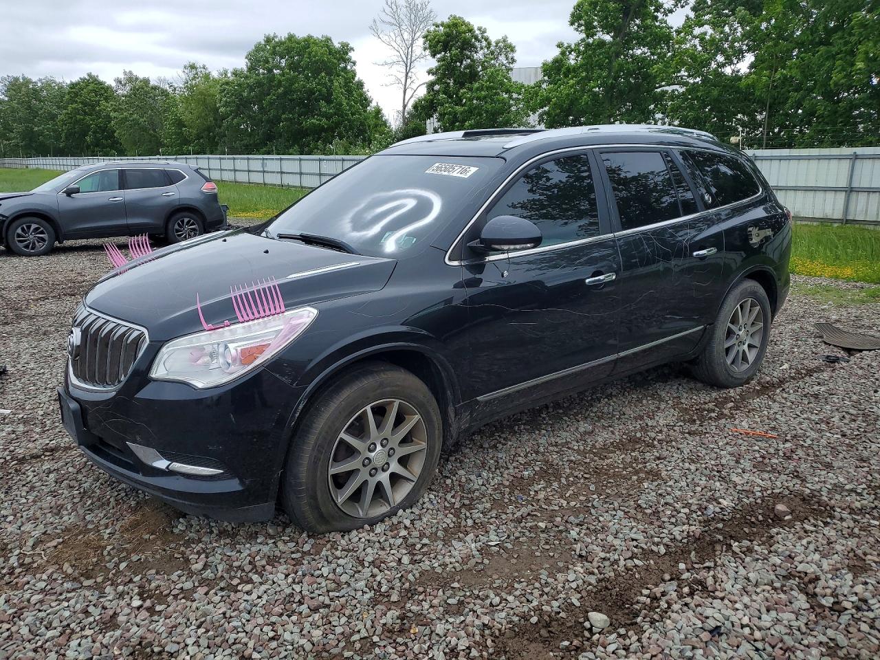 2014 Buick Enclave Leather, VIN 5GAKVBKD5EJ130123 — Vandalism