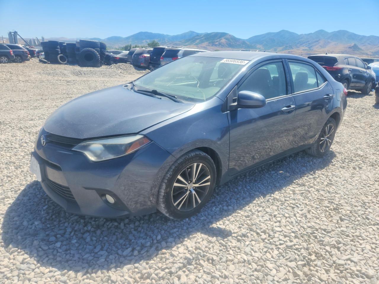 2016 Toyota Corolla S Plus, VIN 5YFBURHEXGP543891 — Rear end