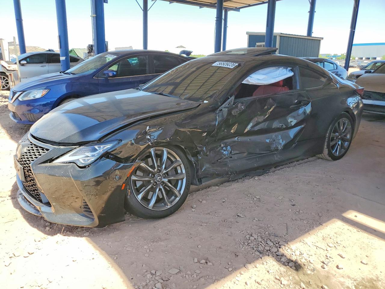 2022 Lexus RC 350 F Sport, VIN JTHGZ5BC6N5025065 — Бок