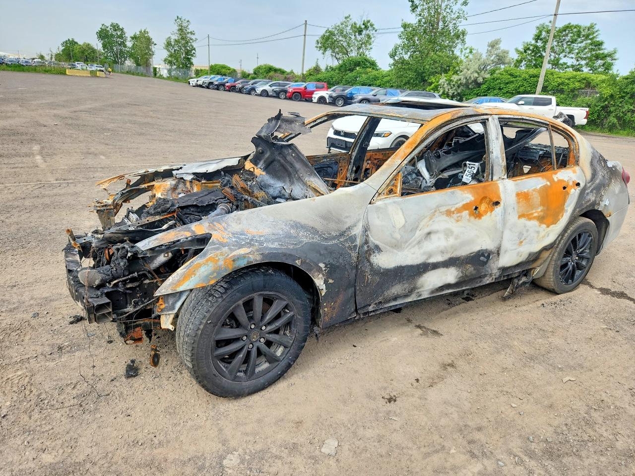 2012 Infiniti G37 x, VIN JN1CV6AR4CM682900 — Burn