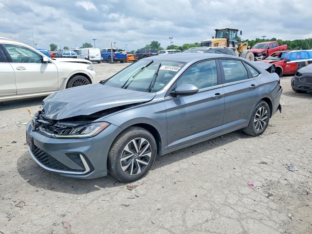 2025 Volkswagen Jetta S, VIN 3VW5X7BU4SM011977 — Rear end