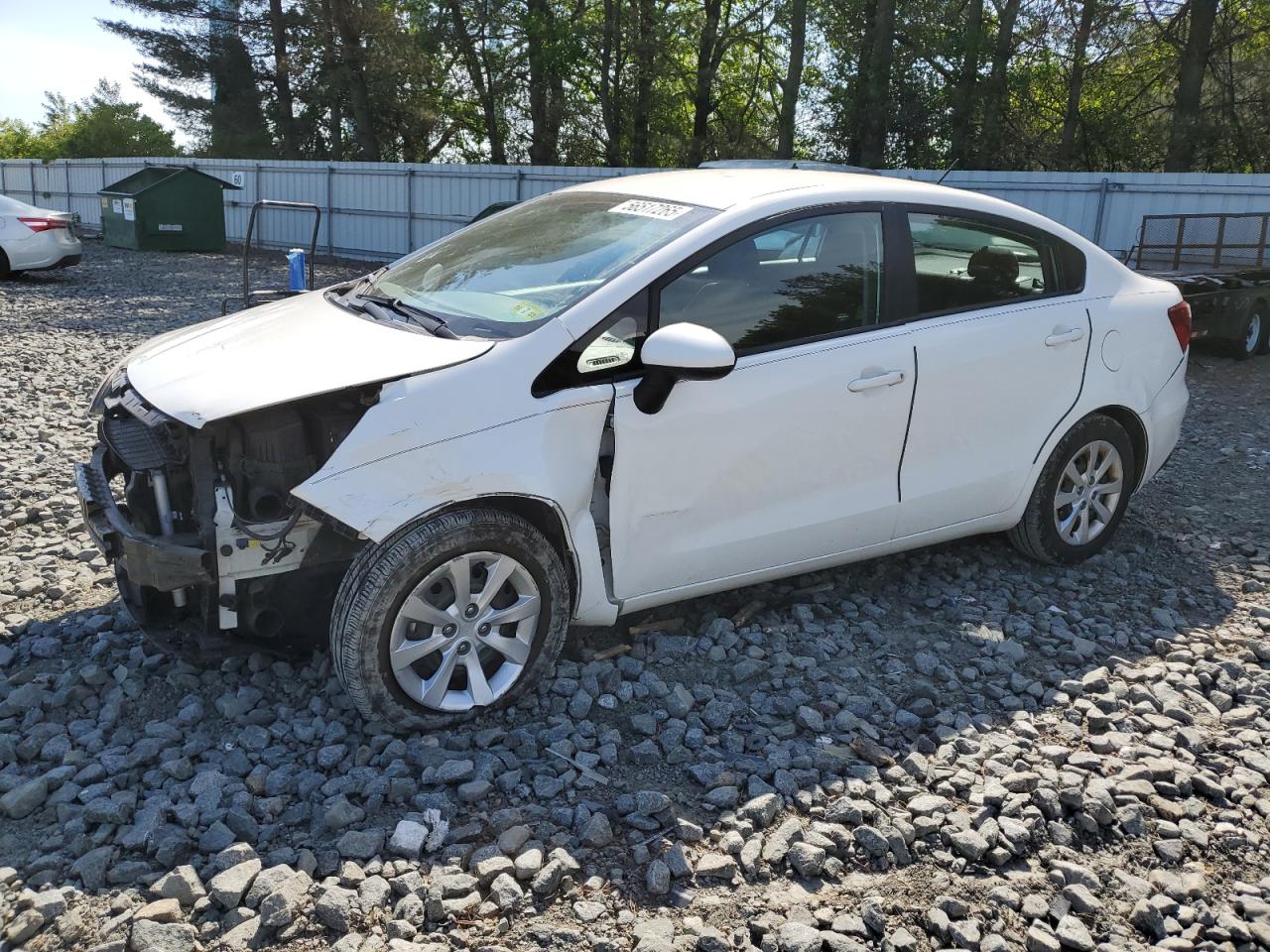 2016 Kia Rio LX, VIN KNADM4A30G6553967 — Front end