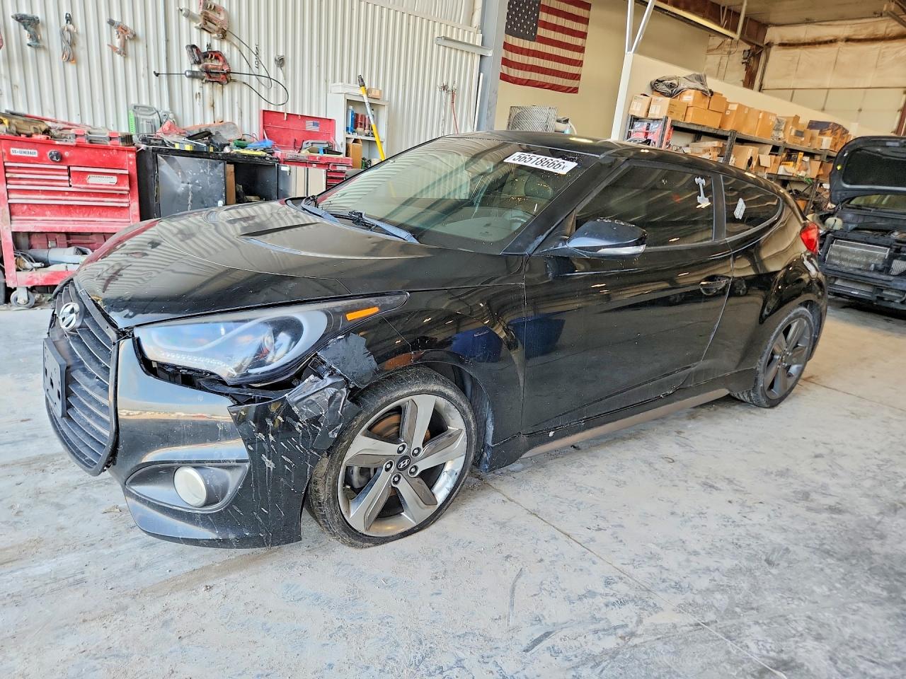 2014 Hyundai Veloster Turbo, VIN KMHTC6AE3EU184007 — Град