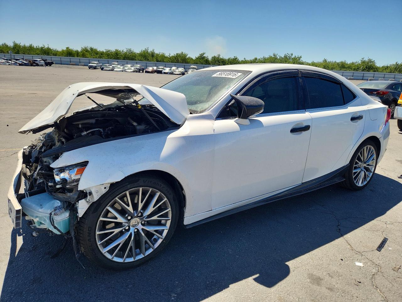2016 Lexus IS 200t, VIN JTHBA1D22G5037134 — Front end