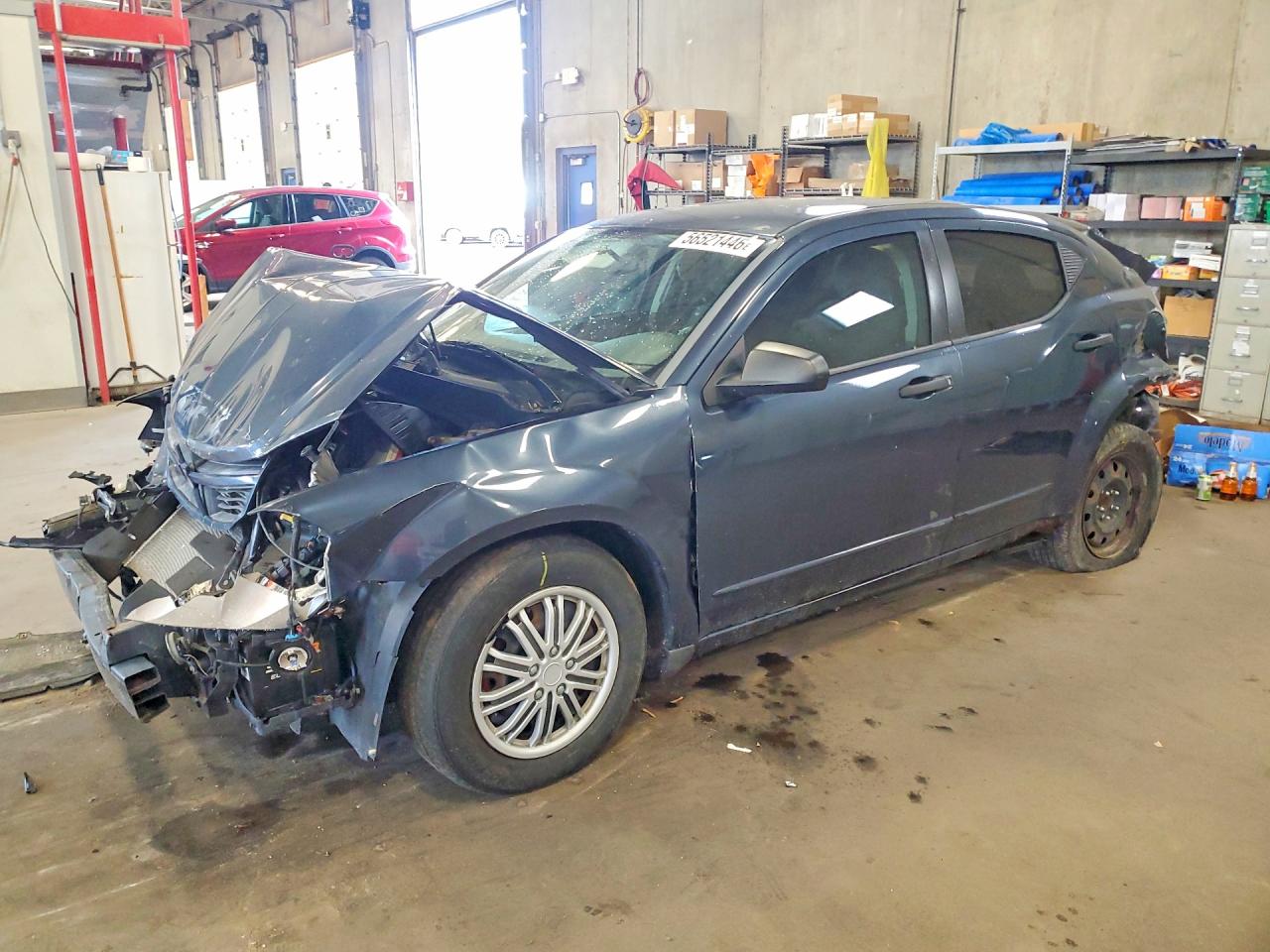 2008 Dodge Avenger SE, VIN 1B3LC46K68N245356 — Rear end