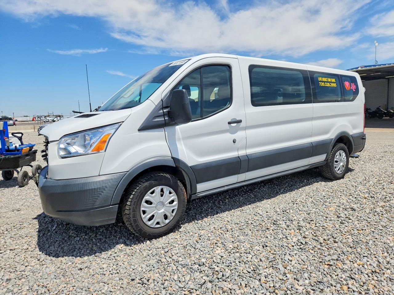 2018 Ford Transit Passenger XL, VIN 1FBZX2ZM2JKA37467 — Front end