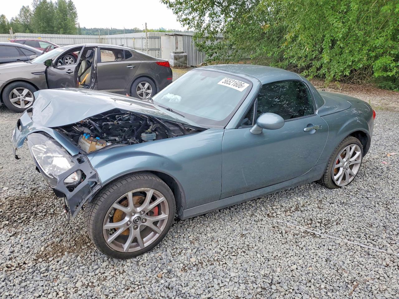 2013 Mazda MX-5 Miata Grand Touring, VIN JM1NC2PF8D0232757 — Front end