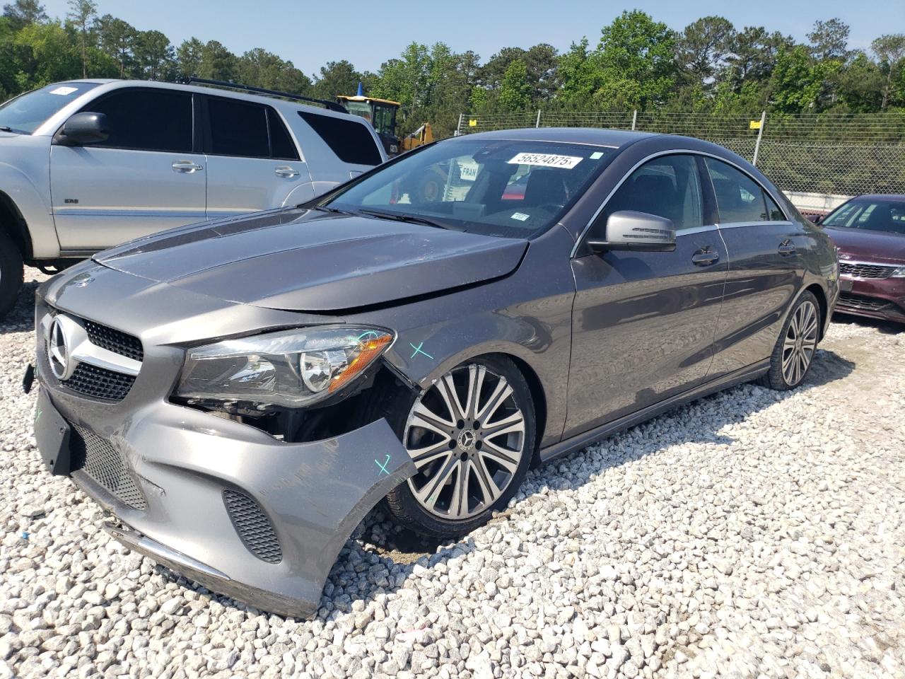 2018 Mercedes-Benz CLA 250, VIN WDDSJ4EB2JN544405 — Front end