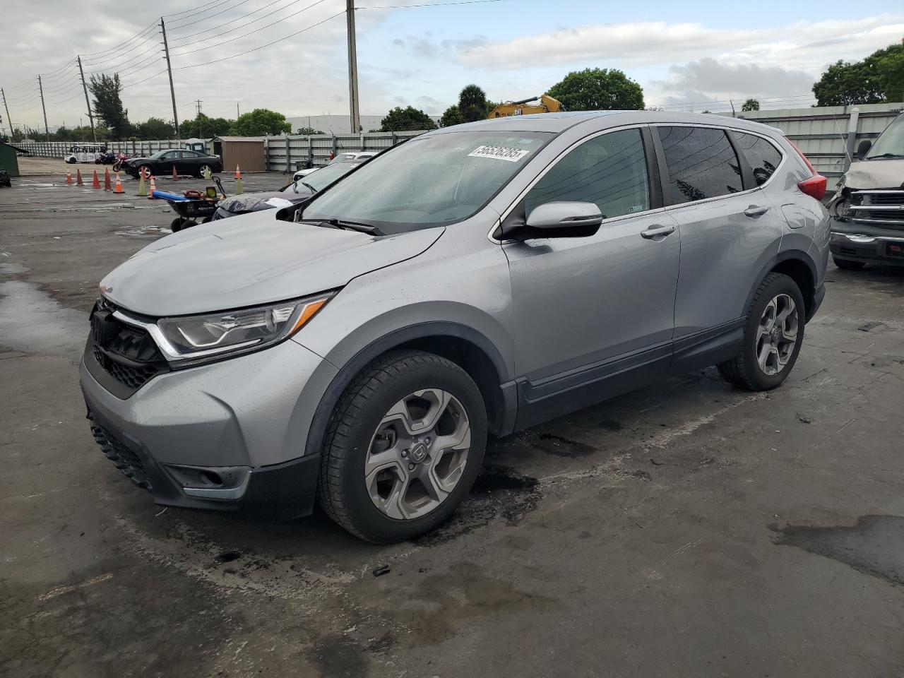 2019 Honda CR-V EX, VIN 7FARW2H54KE046148 — Partial repair