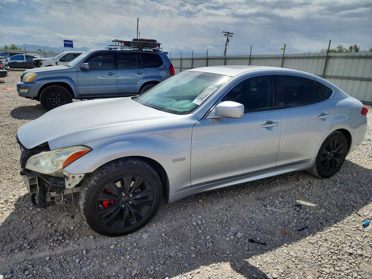 2012 Infiniti M Hybrid, VIN JN1EY1AP5CM910663 — Front end