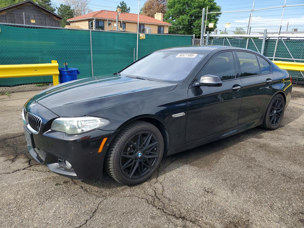2014 BMW 5 Series 535i xDrive, VIN WBA5B3C51ED536316 — Rear end