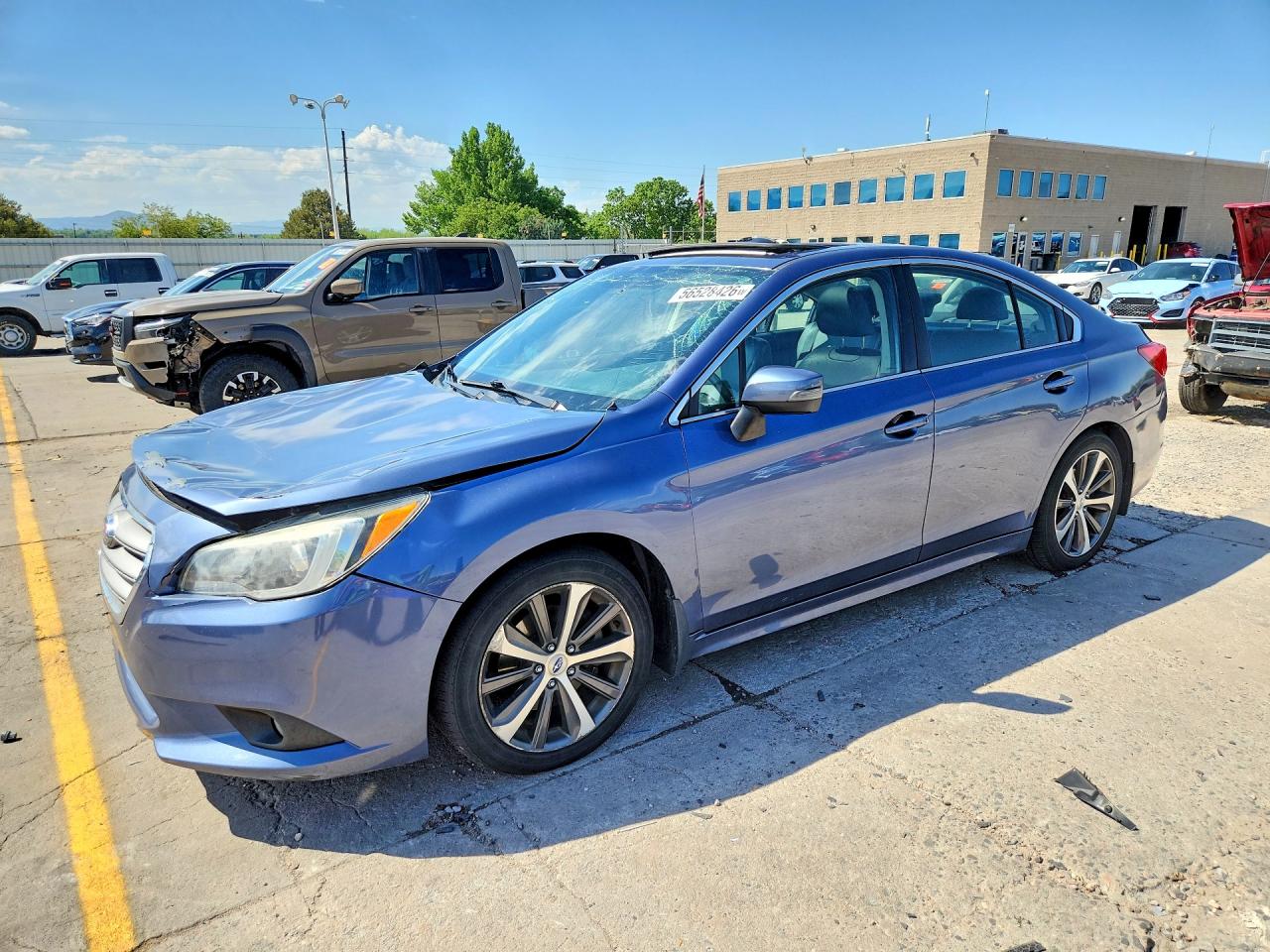 2017 Subaru Legacy Limited, VIN 4S3BNEK62H3012220 — Front end