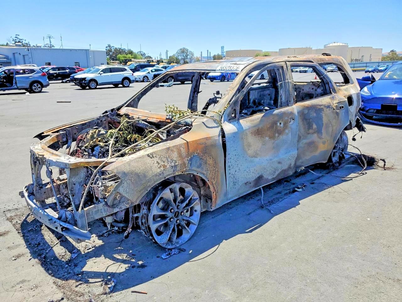 2024 Dodge Durango SXT, VIN 1C4RDHAG8RC157082 — Vandalism