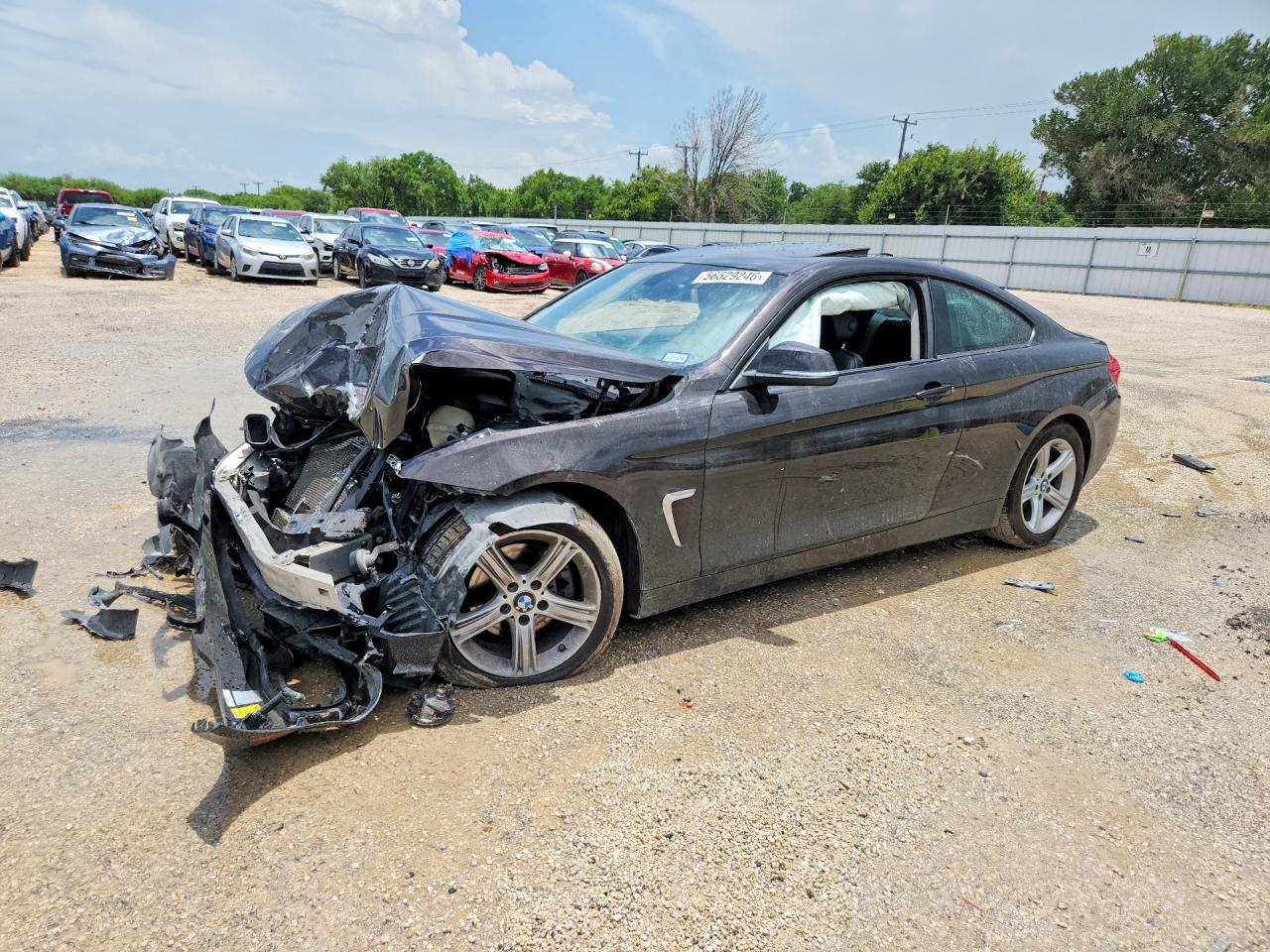 2014 BMW 4 Series 428i, VIN WBA3N3C51EK231327 — Front end