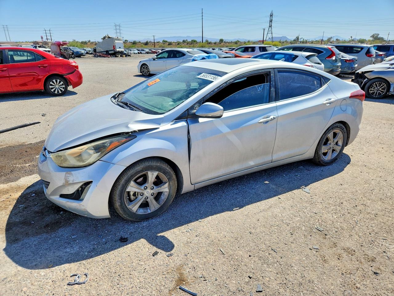 2016 Hyundai Elantra Value Edition, VIN KMHDH4AE2GU505208 — Front end
