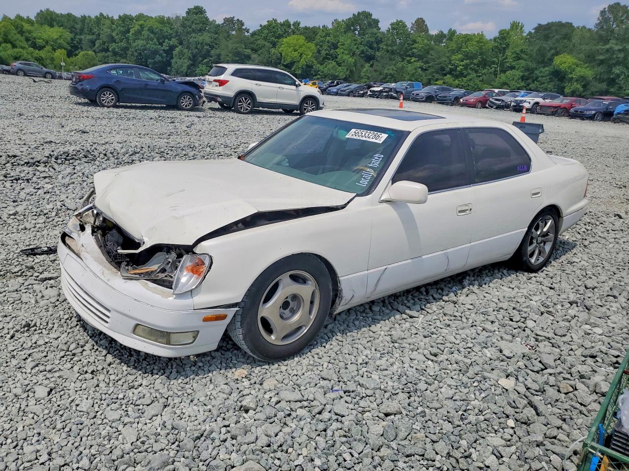 1998 Lexus LS 400, VIN JT8BH28F6W0137599 — Front end