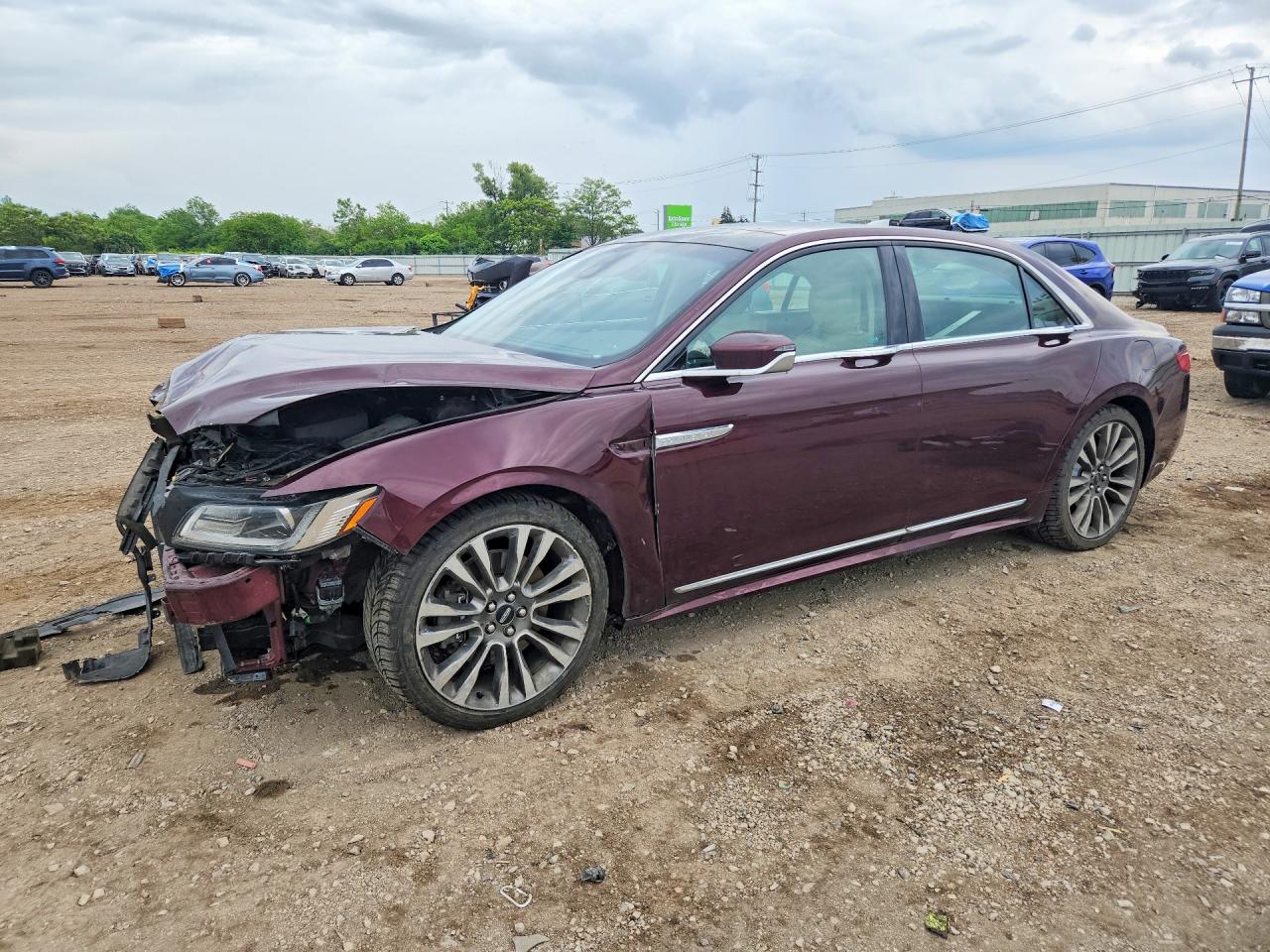 2017 Lincoln Continental Select, VIN 1LN6L9SK3H5605547 — Front end