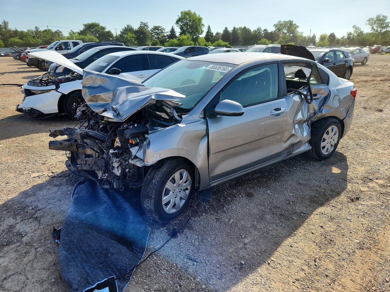 2023 Kia Rio S, VIN 3KPA24AD3PE619751 — Front end